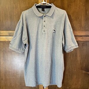 Antigua Light Gray Golf Shirt